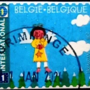 Selo postal da Bélgica de 2011 Angel Self-adhesive U BDr
