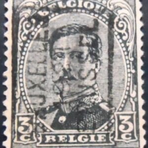 Selo postal da Bélgica de 1920 King Albert I Type I 3 U