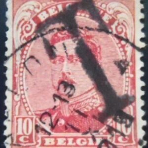 Selo postal da Bélgica de 1919 King Albert I Overprinted with T 10 U