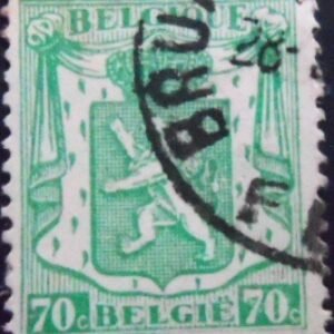 Selo postal da Bélgica de 1959 Small Coat of Arms 70 U