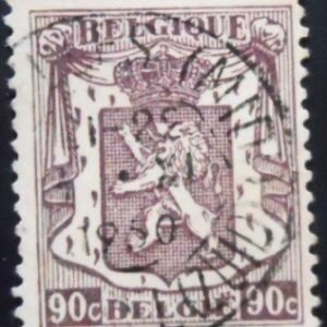 Selo postal da Bélgica de 1946 Small Coat of Arms 90 U