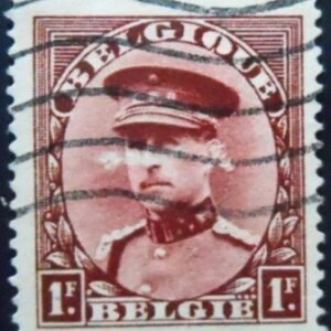 Selo postal da Bélgica de 1931 King Albert I 1 U