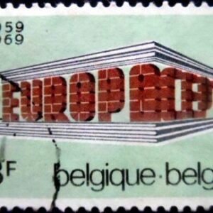 Selo postal da Bélgica de 1969 C.E.P.T. Building 3 U