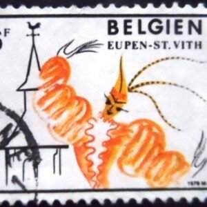 Selo postal da Bélgica de 1978 Eupen St.Vith Prince Carnival U