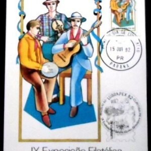 Máximo postal nº 73 de 1982 Fandango Paranaense