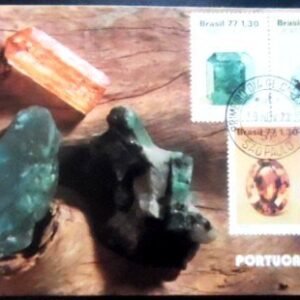Máximo postal nº 56 de 1977 Pedras Preciosas