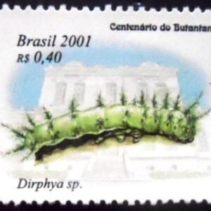 Selo postal do Brasil de 2001 Moth N