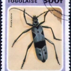 Selo postal do Togo de 1996 Rosalia Longicorn NCC
