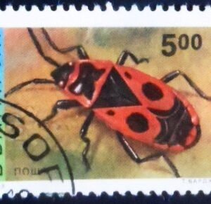 Selo postal da Bulgária de 1993 Firebug MCC