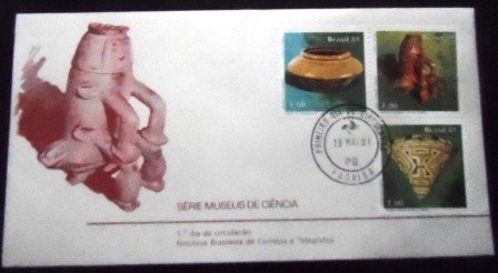 FDC Oficial 220 de 1981 Museus de Ciência FDC