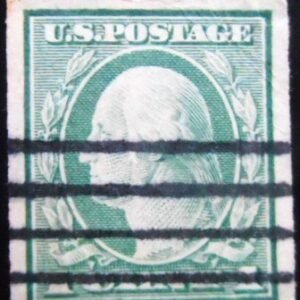 Selo postal dos Estados Unidos de 1914 George Washington 1 U L