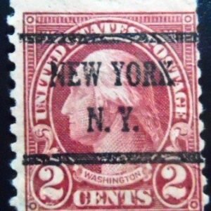 Selo postal dos Estados Unidos de 1923 George Washington 2 U k