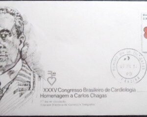 FDC Oficial 178 Homenagem a Carlos Chagas