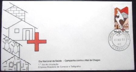 FDC oficial Nº 205 de 1980 Dia Nacional da Saúde
