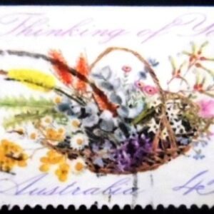 Selo postal da Austrália de 1992 Thinking of You U Do
