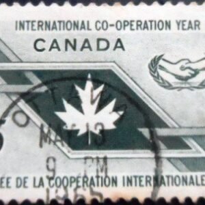 Selo postal do Canadá de 1965 Sir Wilfred Thomason Grenfell U