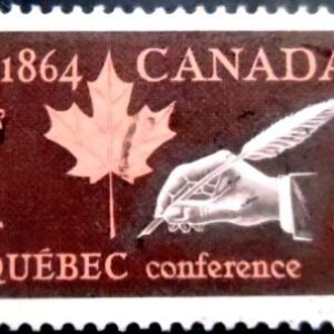 Selo postal do Canadá de 1964 Centenary of Quebec Conference U