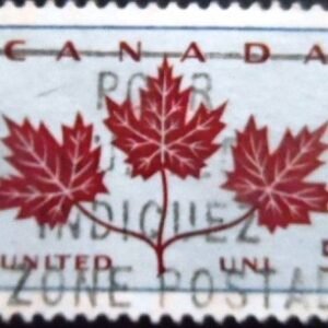 Selo postal do Canadá de 1964 National Unity U