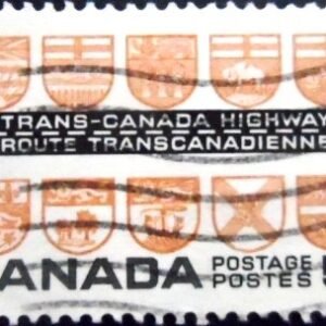 Selo postal do Canadá de 1962 Opening of Trans-Canada Highway U