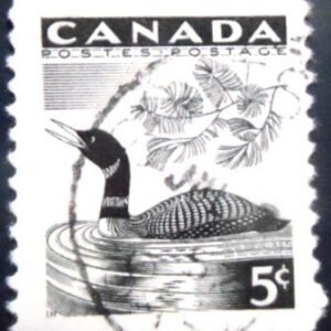 Selo postal do CAnadá de 1957 National Wild Life Week 1957 U