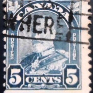 Selo postal do Canadá de 1930 King George V Arch Issue 5 U sev