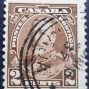 Selo postal do Canadá de 1935 King George V 2 Pictorial U