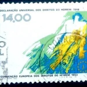Selo postal de Portugal de 1978 Human figure