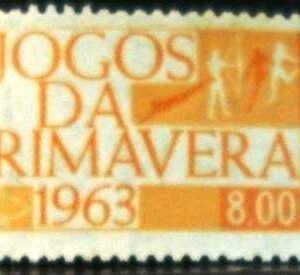 Selo postal Comemorativo do Brasil de 1963 - C 500 M