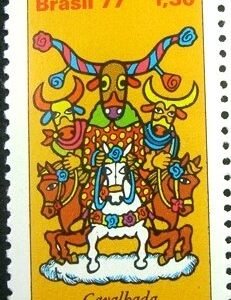 Selo Postal Comemorativo do Brasil de 1977 - C 1001 M