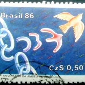 Selo postal COMEMORATIVO do Brasil de 1986 - C 1511 U
