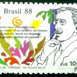 Selo postal COMEMORATIVO do Brasil de 1988 - C 1602 U