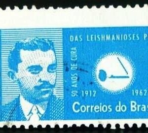 Selo postal do Brasil de 1962 Gaspar Viana - C 471 U
