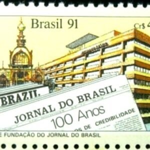 Selo postal de 1991 Jornal do Brasil