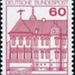 Selo postal da Alemanha de 1979 Rheydt Castle