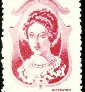 Selo postal do Brasil de 1962 Imperatriz Leopoldina