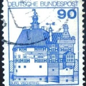 Selo postal da Alemanha de 1979 Stronghold Vischering