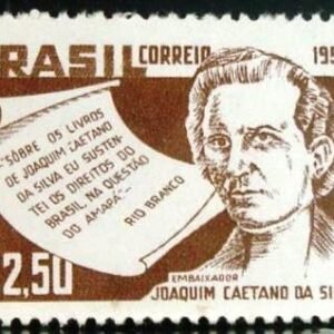 Selo postal do Brasil de 1958 Joaquim Caetano e Silva
