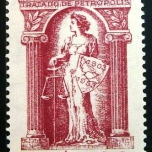 Selo posttal Comemorativo do Brasil de 1953 - C 321