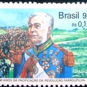 Selo postal do Brasil de 1995 Duque de Caxias M