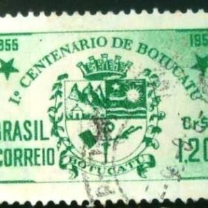 Selo postal comemorativo do Brasil de 1955 - C 362 U