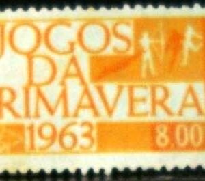 Selo postal do Brasil de 1963 Jogos da Primavera 63 N