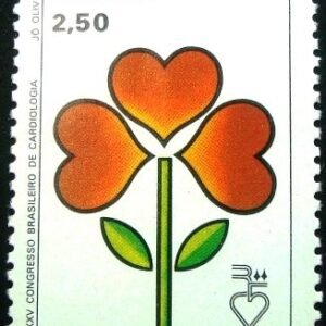 Selo postal do Brasil de 1979 Carlos Chagas