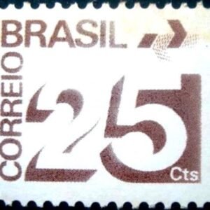 Selo postal Regular emitido no Brasil em 1975 548 M