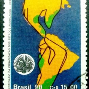 Selo postal COMEMORATIVO do Brasil de 1991 - C 1715 U