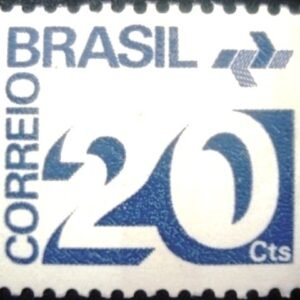 Selo postal Regular emitido no Brasil em 1975 547 N