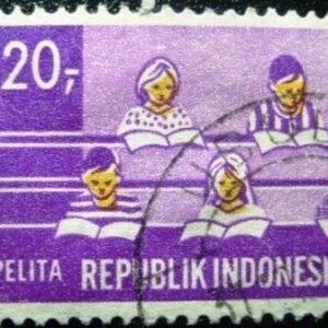 Selo postal da Indonésia de 1969 Five Year Development Plan