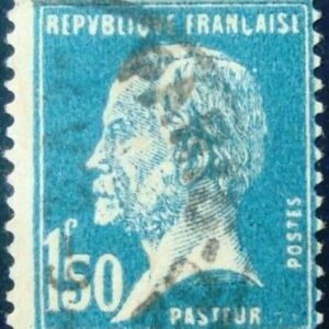 Selo postal da França de 1926 Louis Pasteur