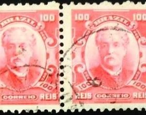 Par de selos Regulares emitidos em 1906 - R 0139 U