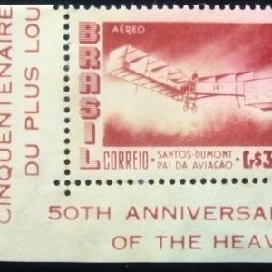 Selo postal AÉREO do Brasil de 1956 - A 79 N B