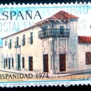 Selo postal da Espanha de 1974 Hispanic Heritage Argentina